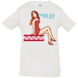 T-Shirts White / 6 Months Pixel Pinup Pauline Infant PremiumT-Shirt