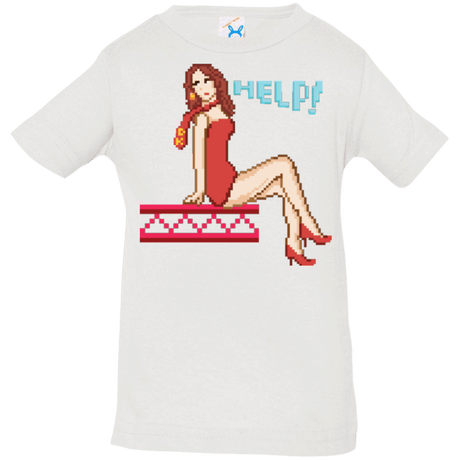 T-Shirts White / 6 Months Pixel Pinup Pauline Infant PremiumT-Shirt