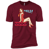 T-Shirts Cardinal / X-Small Pixel Pinup Pauline Men's Premium T-Shirt