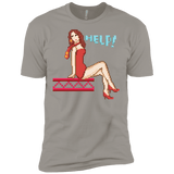 T-Shirts Light Grey / X-Small Pixel Pinup Pauline Men's Premium T-Shirt