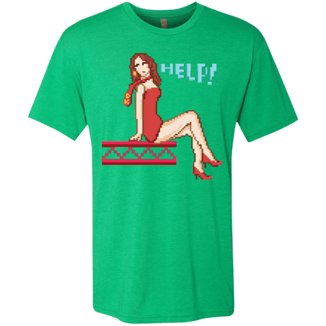 T-Shirts Envy / Small Pixel Pinup Pauline Men's Triblend T-Shirt