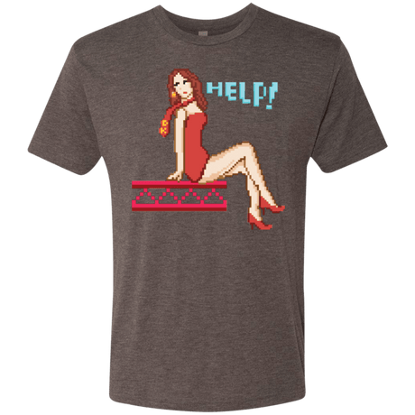 Pixel Pinup Pauline Men's Triblend T-Shirt