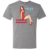 T-Shirts Premium Heather / Small Pixel Pinup Pauline Men's Triblend T-Shirt