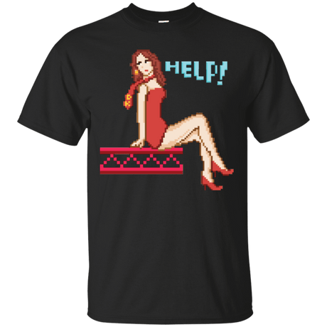 T-Shirts Black / Small Pixel Pinup Pauline T-Shirt