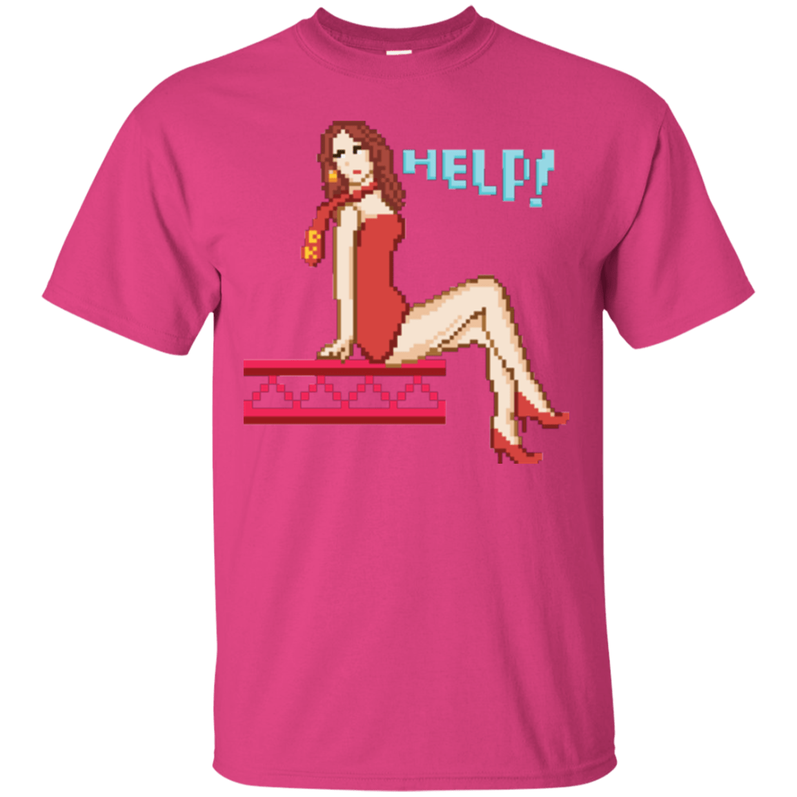 T-Shirts Heliconia / Small Pixel Pinup Pauline T-Shirt