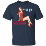 T-Shirts Navy / Small Pixel Pinup Pauline T-Shirt