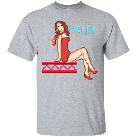 T-Shirts Sport Grey / Small Pixel Pinup Pauline T-Shirt