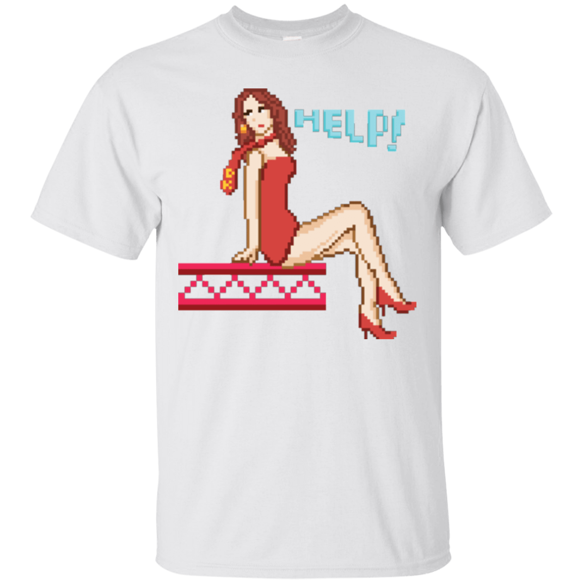 T-Shirts White / Small Pixel Pinup Pauline T-Shirt