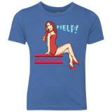 T-Shirts Vintage Royal / YXS Pixel Pinup Pauline Youth Triblend T-Shirt