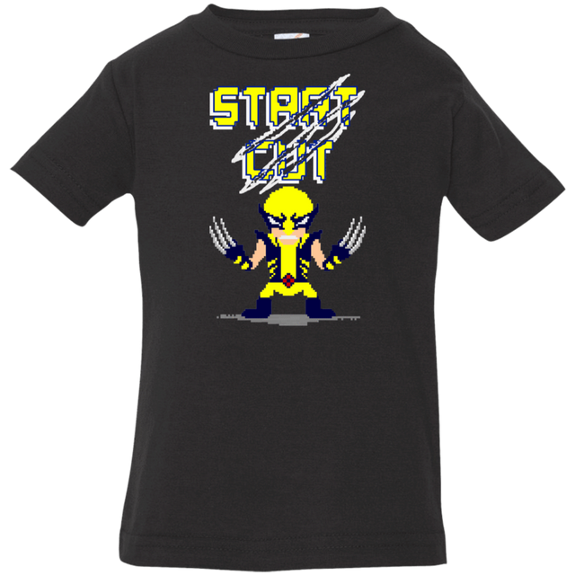 T-Shirts Black / 6 Months Pixel Wolf Infant Premium T-Shirt