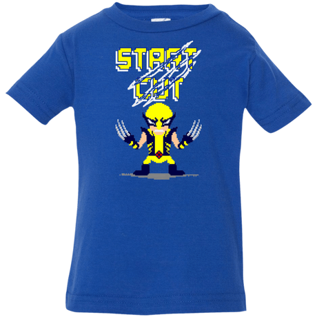 T-Shirts Royal / 6 Months Pixel Wolf Infant Premium T-Shirt