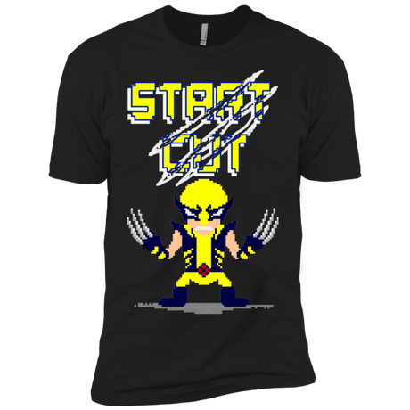 T-Shirts Black / X-Small Pixel Wolf Men's Premium T-Shirt