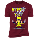 T-Shirts Cardinal / X-Small Pixel Wolf Men's Premium T-Shirt