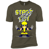 T-Shirts Military Green / X-Small Pixel Wolf Men's Premium T-Shirt