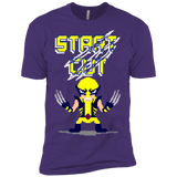 T-Shirts Purple Rush/ / X-Small Pixel Wolf Men's Premium T-Shirt