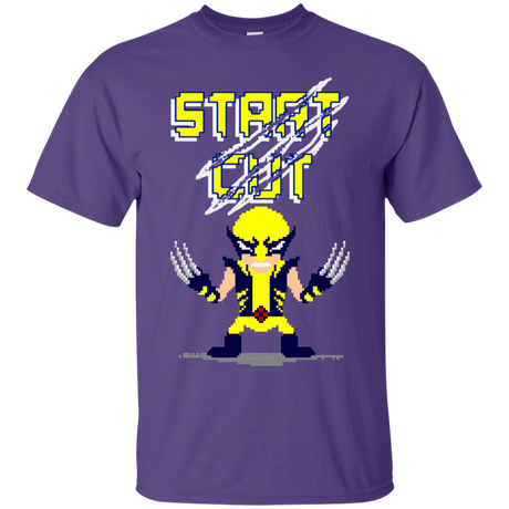 T-Shirts Purple / S Pixel Wolf T-Shirt