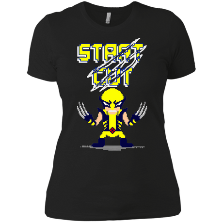 T-Shirts Black / X-Small Pixel Wolf Women's Premium T-Shirt