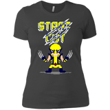 T-Shirts Heavy Metal / X-Small Pixel Wolf Women's Premium T-Shirt