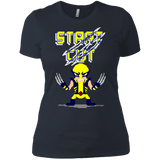 T-Shirts Indigo / X-Small Pixel Wolf Women's Premium T-Shirt