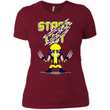 T-Shirts Scarlet / S Pixel Wolf Women's Premium T-Shirt