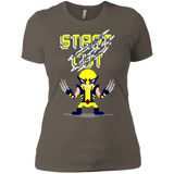 T-Shirts Warm Grey / X-Small Pixel Wolf Women's Premium T-Shirt