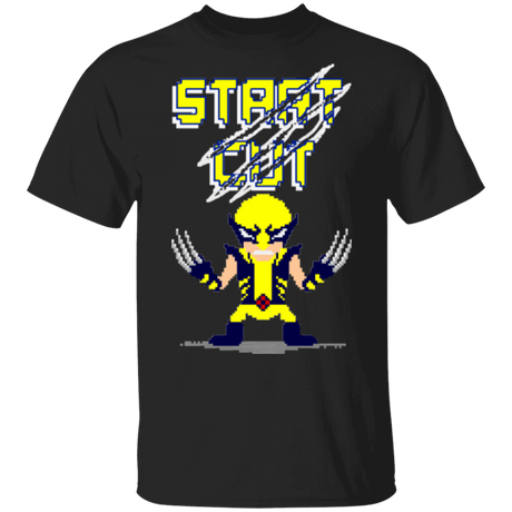 T-Shirts Black / S Pixel Wolverine T-Shirt