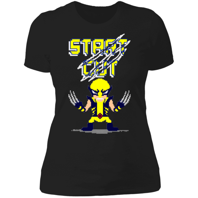 T-Shirts Black / X-Small Pixel Wolverine Women's Premium T-Shirt