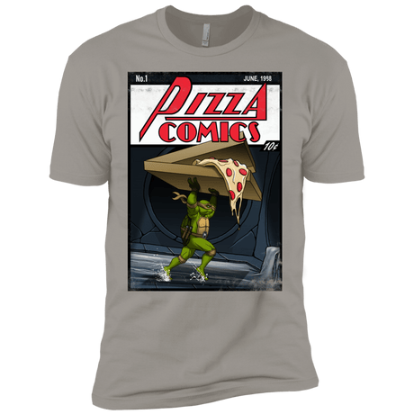 T-Shirts Light Grey / YXS Pizza Comics Boys Premium T-Shirt
