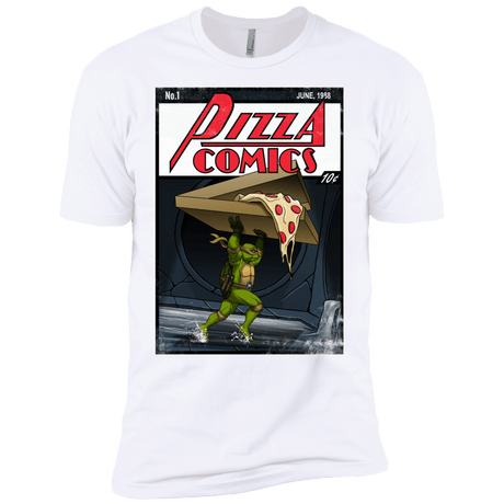 T-Shirts White / YXS Pizza Comics Boys Premium T-Shirt