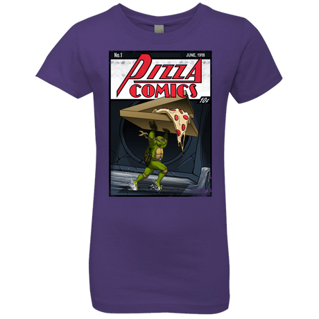 T-Shirts Purple Rush / YXS Pizza Comics Girls Premium T-Shirt