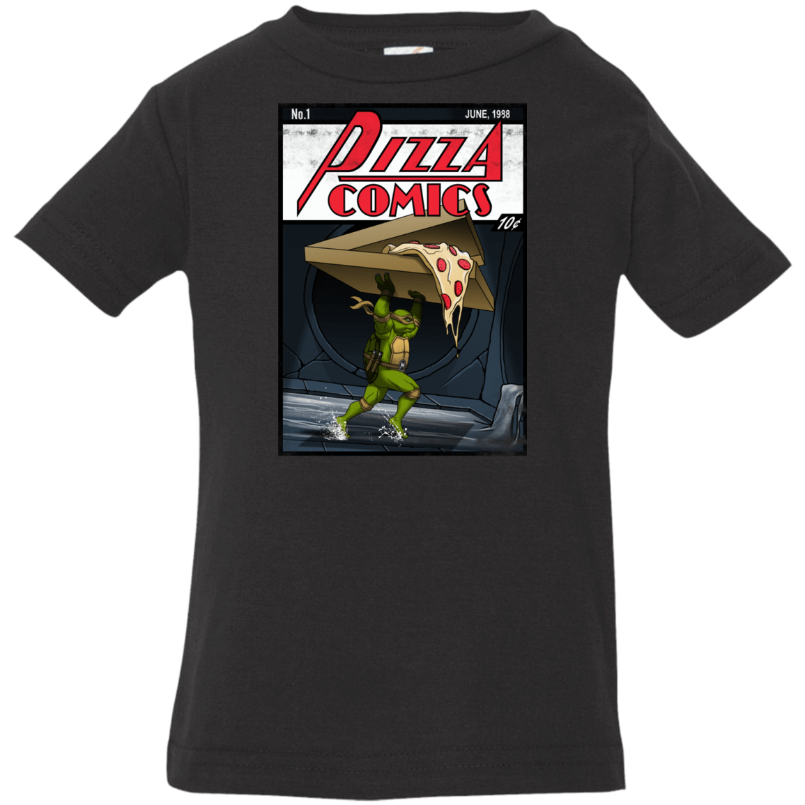 T-Shirts Black / 6 Months Pizza Comics Infant PremiumT-Shirt
