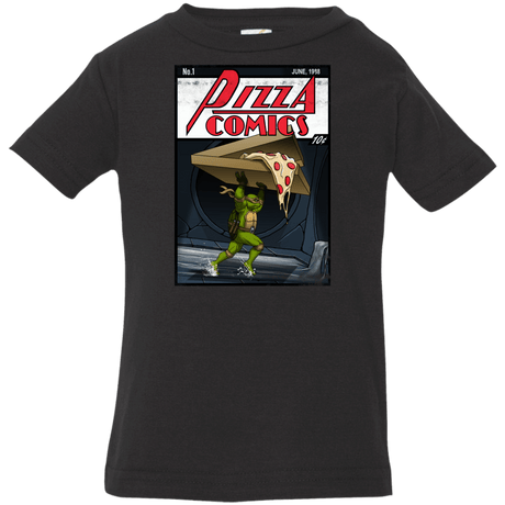 T-Shirts Black / 6 Months Pizza Comics Infant PremiumT-Shirt