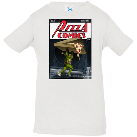 T-Shirts White / 6 Months Pizza Comics Infant PremiumT-Shirt