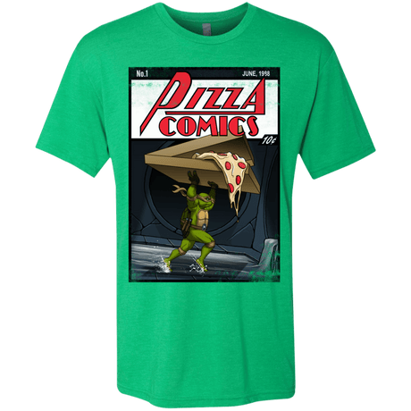 T-Shirts Envy / Small Pizza Comics Men's Triblend T-Shirt