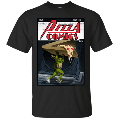 T-Shirts Black / Small Pizza Comics T-Shirt