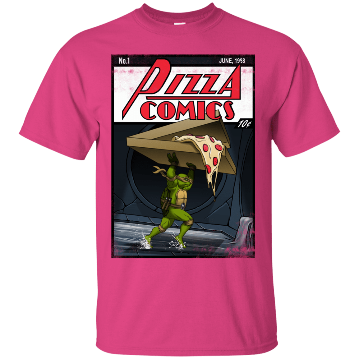 T-Shirts Heliconia / Small Pizza Comics T-Shirt