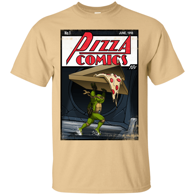 T-Shirts Vegas Gold / Small Pizza Comics T-Shirt