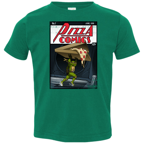 T-Shirts Kelly / 2T Pizza Comics Toddler Premium T-Shirt