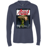 T-Shirts Vintage Navy / X-Small Pizza Comics Triblend Long Sleeve Hoodie Tee