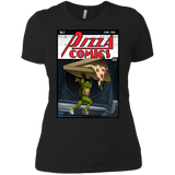 T-Shirts Black / X-Small Pizza Comics Women's Premium T-Shirt