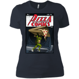 T-Shirts Indigo / X-Small Pizza Comics Women's Premium T-Shirt