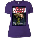 T-Shirts Purple / X-Small Pizza Comics Women's Premium T-Shirt
