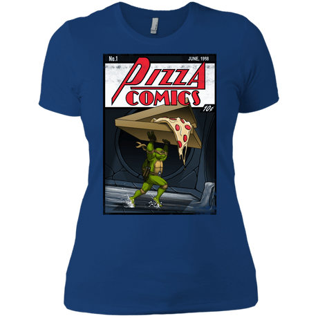 T-Shirts Royal / X-Small Pizza Comics Women's Premium T-Shirt