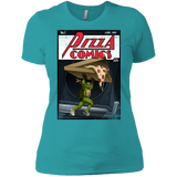 T-Shirts Tahiti Blue / X-Small Pizza Comics Women's Premium T-Shirt
