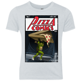 T-Shirts Heather White / YXS Pizza Comics Youth Triblend T-Shirt