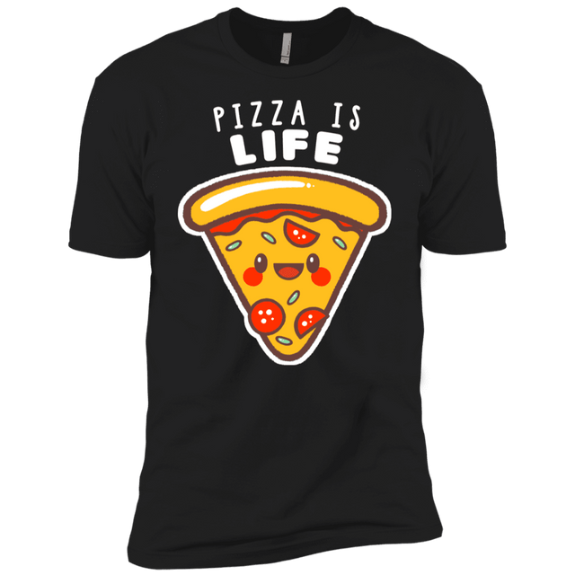 T-Shirts Black / YXS Pizza is Life Boys Premium T-Shirt