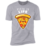 T-Shirts Heather Grey / YXS Pizza is Life Boys Premium T-Shirt