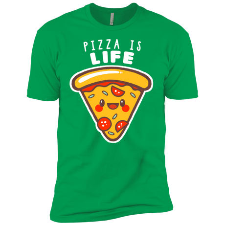 T-Shirts Kelly Green / YXS Pizza is Life Boys Premium T-Shirt