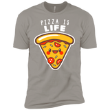 T-Shirts Light Grey / YXS Pizza is Life Boys Premium T-Shirt