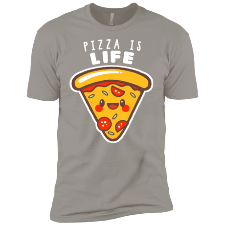 T-Shirts Light Grey / YXS Pizza is Life Boys Premium T-Shirt